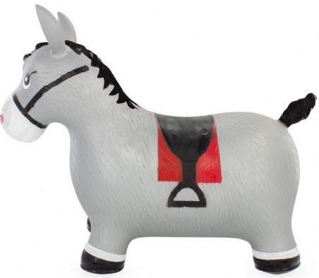 Cheval sauteur Animal sauteur gris